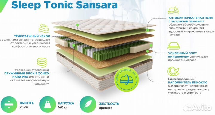 Матрас SleepTonic Sansara