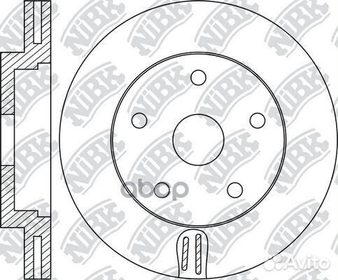 Диск тормозной subaru outback 15- RN1690 NiBK