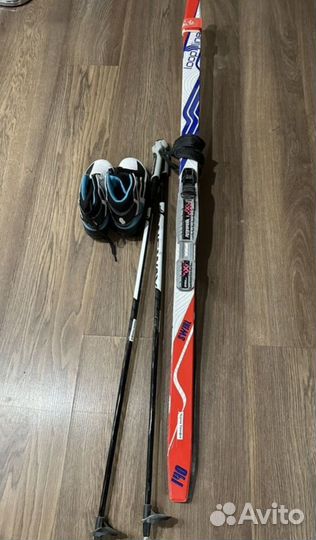 Лыжи беговые с ботинками