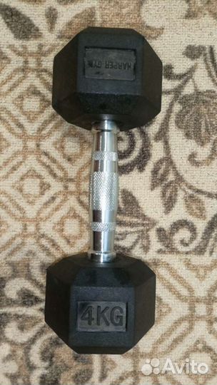 Гантель неразборная