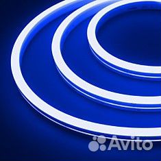 Неон мини LUX синий рез 1см 120/м 6х12мм 12В