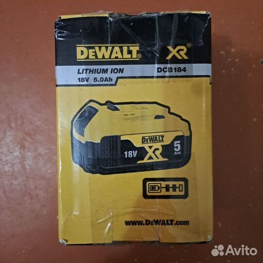 Аккумулятор dewalt 18v 5ah