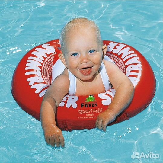 Круг swimtrainer красный от 3 мес до 4 лет