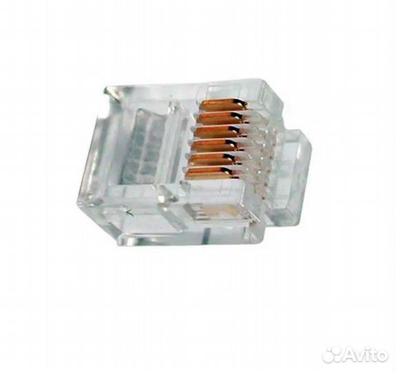 Коннектор RJ-11 6P4C RJ-12 6P6C
