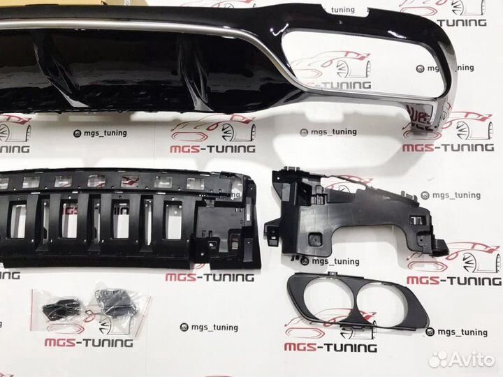 Диффузор хром E-Class 53AMG W213