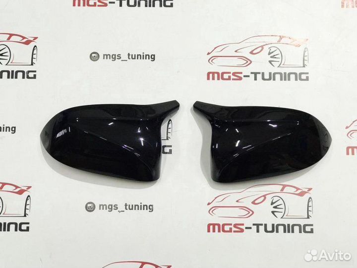 Крышки зеркал X6M F96 на X6 G06 Черные