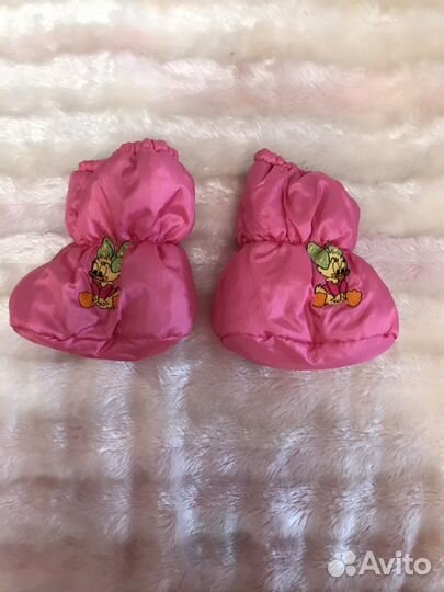 Конверт комбинезон зимний с шапочкой и унтами