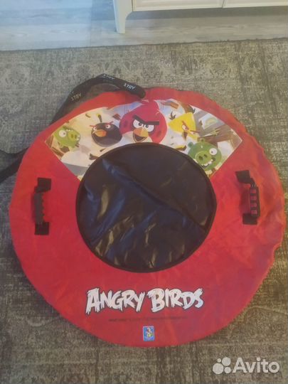 Тюбинг ватрушка 100 см angry birds