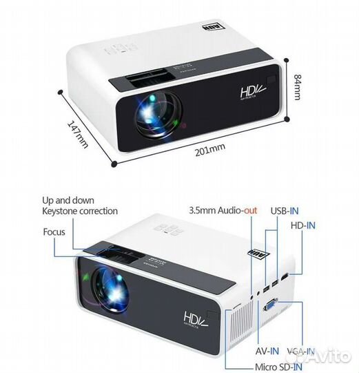 Мини проектор AUN D60