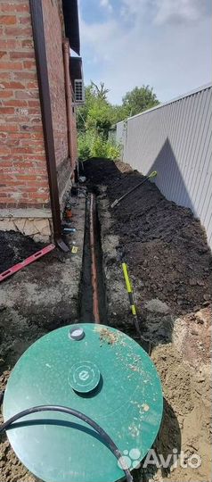 Установка канализации септик под ключ