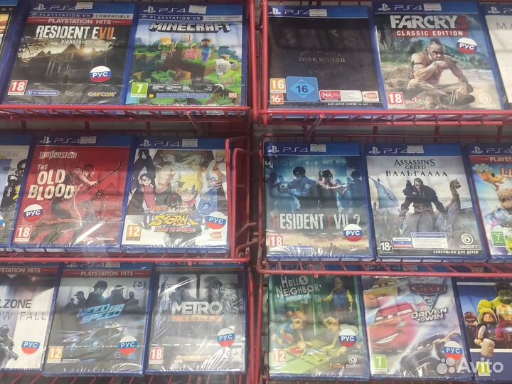 Диски игры для ps4