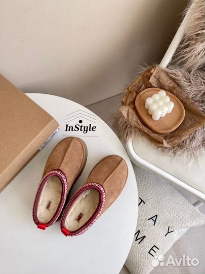 Угги Ugg tazz platform tasman chestnut