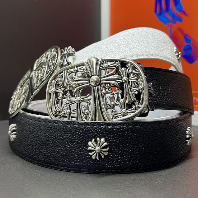 Ремень Chrome hearts черный