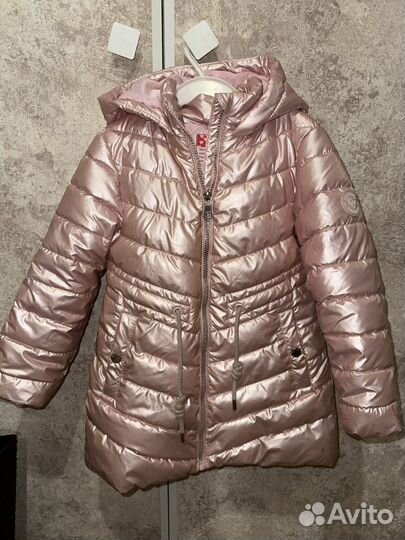 Куртка пальто для девочки демисезонная 110