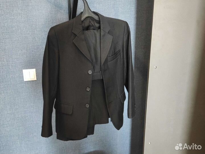 Школьная форма на мальчика 134/32, тёмно серый