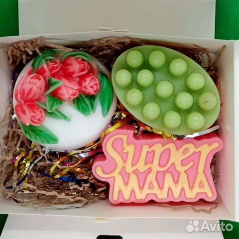 Мыло ручной работы набор маме
