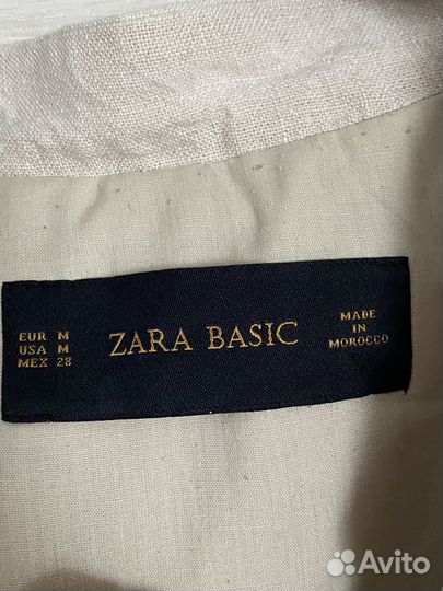 Zara и Mango пиджак лен 2 шт