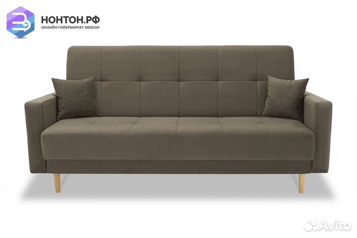 Диван книжка Фиеста светло-коричневый