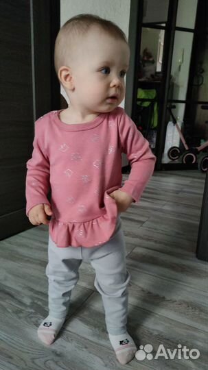 Лонгслив для девочки 80