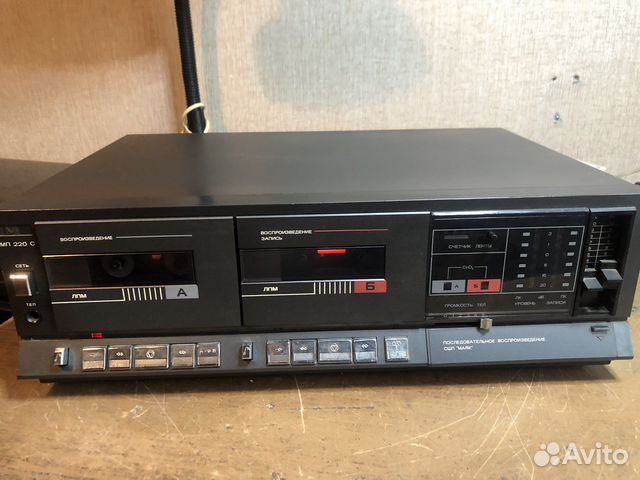 Дека кассетная Нота мп 220С купить в Москве | Электроника | Авито