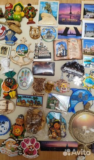 Магниты на холодильник из разных стран