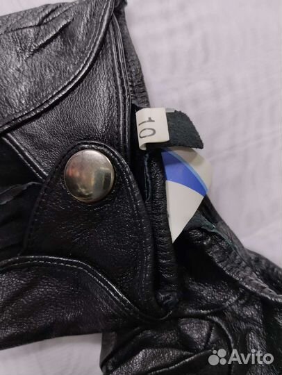 Перчатки кожаные