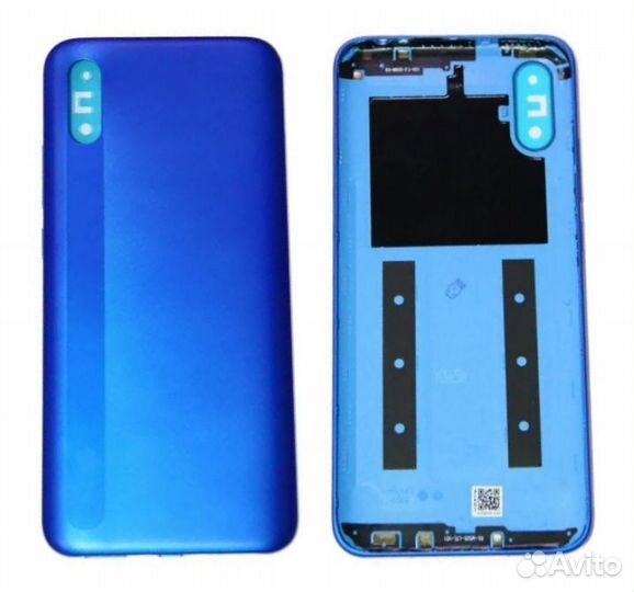 Задняя крышка Xiaomi Redmi 9A Син. - Прем