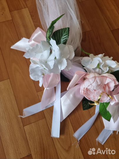 Украшения для свадьбы на машину