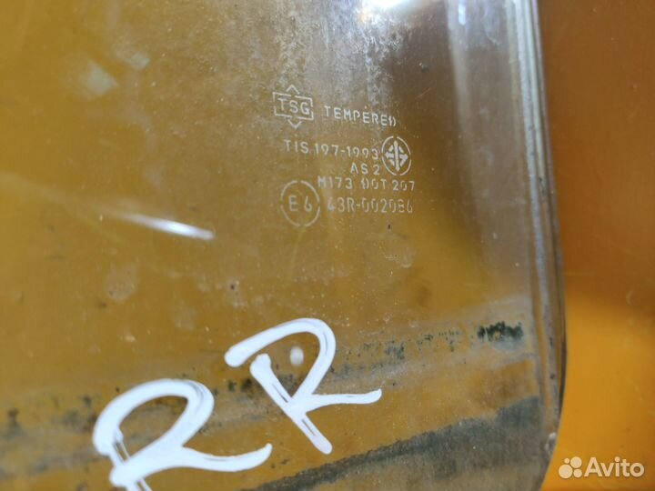 Стекло заднее правое для Mitsubishi L200 1996-2006