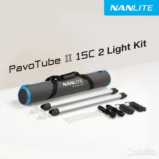Nanlite pavotube II 15c 2kit светодиодные трубки