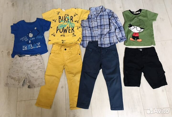 Детские вещи пакетом для мальчика 92 98