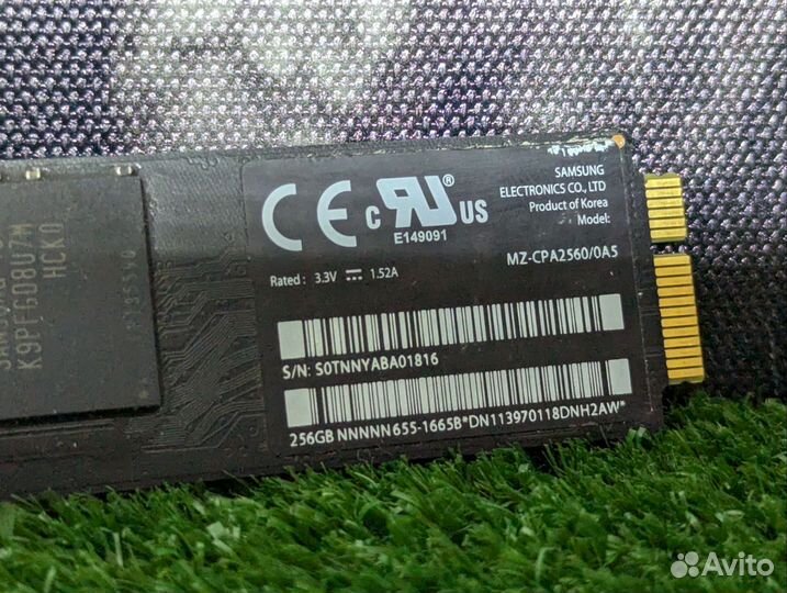 SSD для MacBook Air. Модель:MZ-CPA2560/0A5