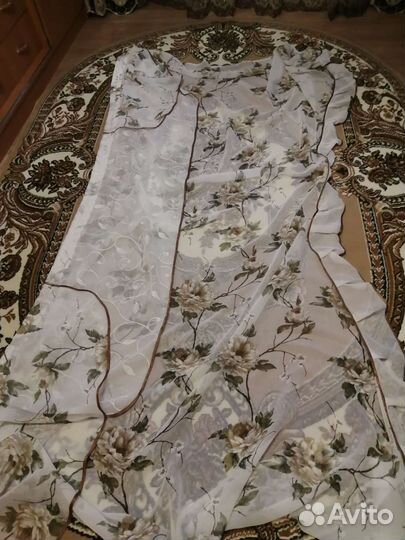 Тюль на кухню новая