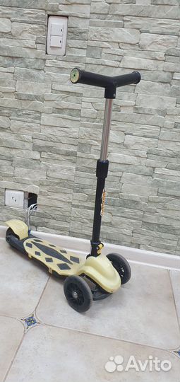 Детский велосипед 14 и самокат