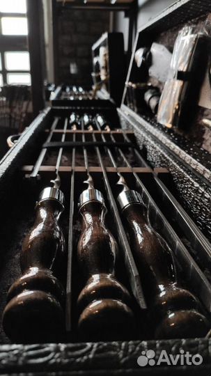 Подарочный набор шампуров в чемодане