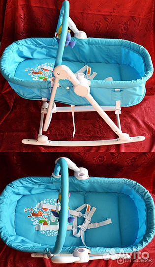 Шезлонг люлька Babyton