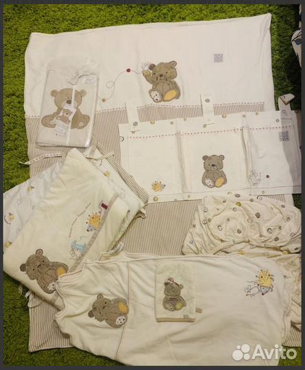Большой набор постельный Mothercare Bear’s friends