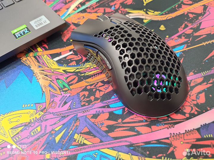 Беспроводная геймерская мышь с RGB подсветкой