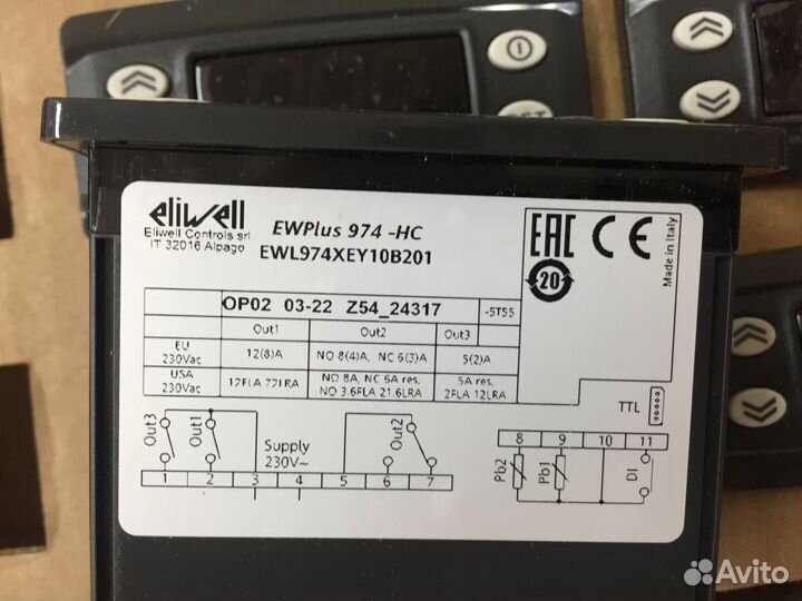 Контроллер Eliwel ew plus 974