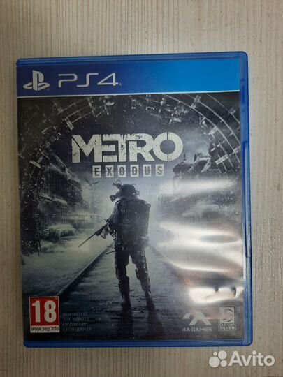 Игра Метро Исход на ps4