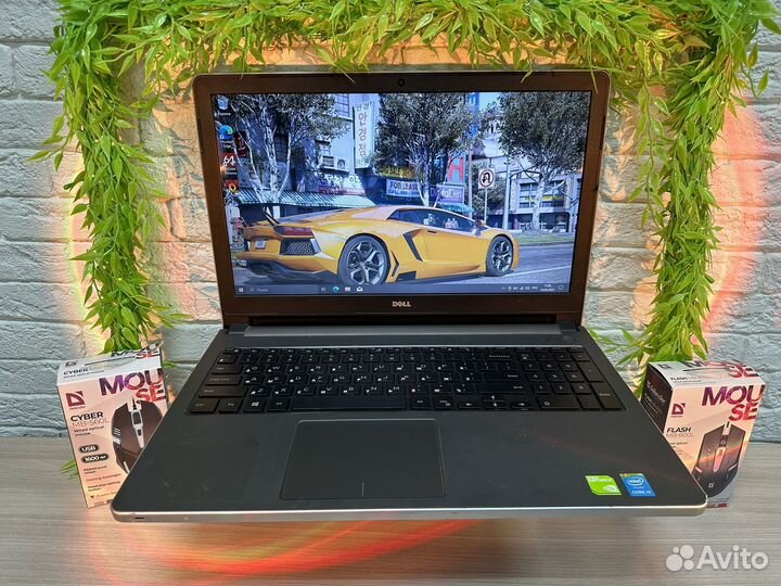Игровой ноутбук Dell i5/8GB/SSD/700GB