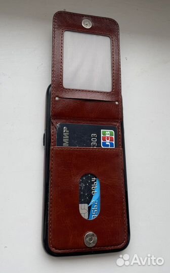 Новый чехол кожаный для Samsung S7