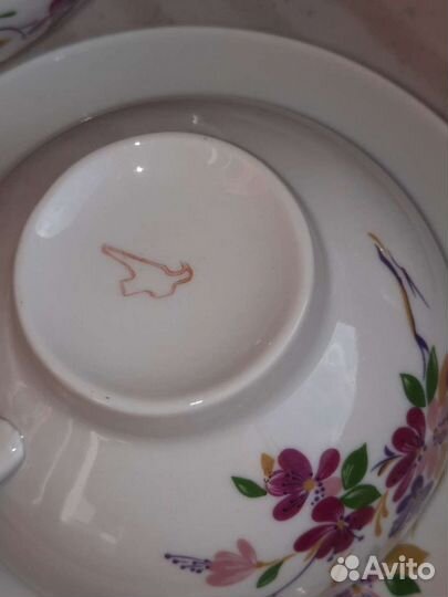 Чайный сервиз Дачный багульник (Дулевский фарфор)