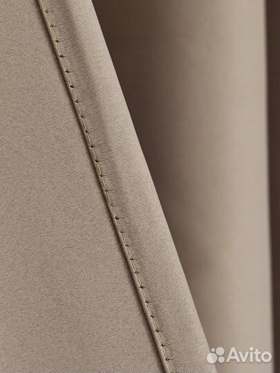 Шторы блэкаут, цвет какао