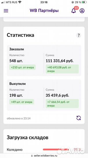 Менеджер маркетплейсов WB и Ozone