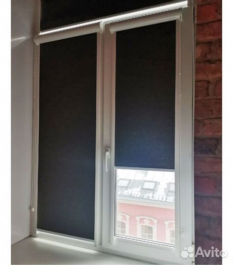 Жалюзи рулонные шторы день ночь