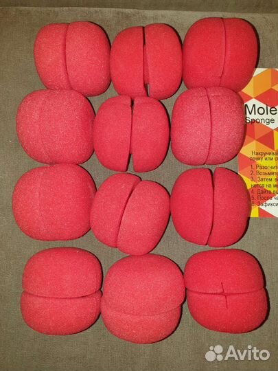 Бигуди мягкие круглые Molecule Rollers 12шт