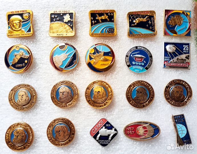 Значки на тему космос