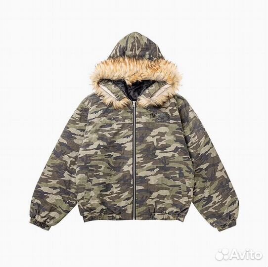 Зип худи Camo Realtree Vintage с мехом