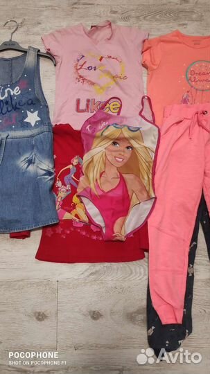 Детская одежда для девочек пакетом